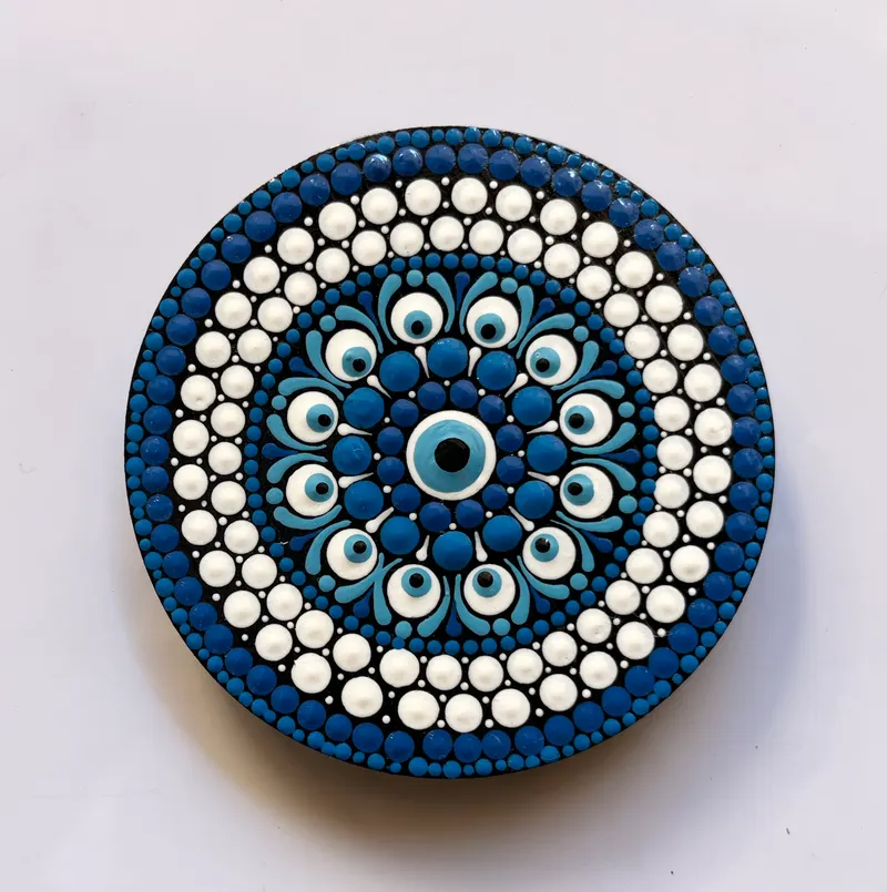 Evil Eye Mandala Magnet