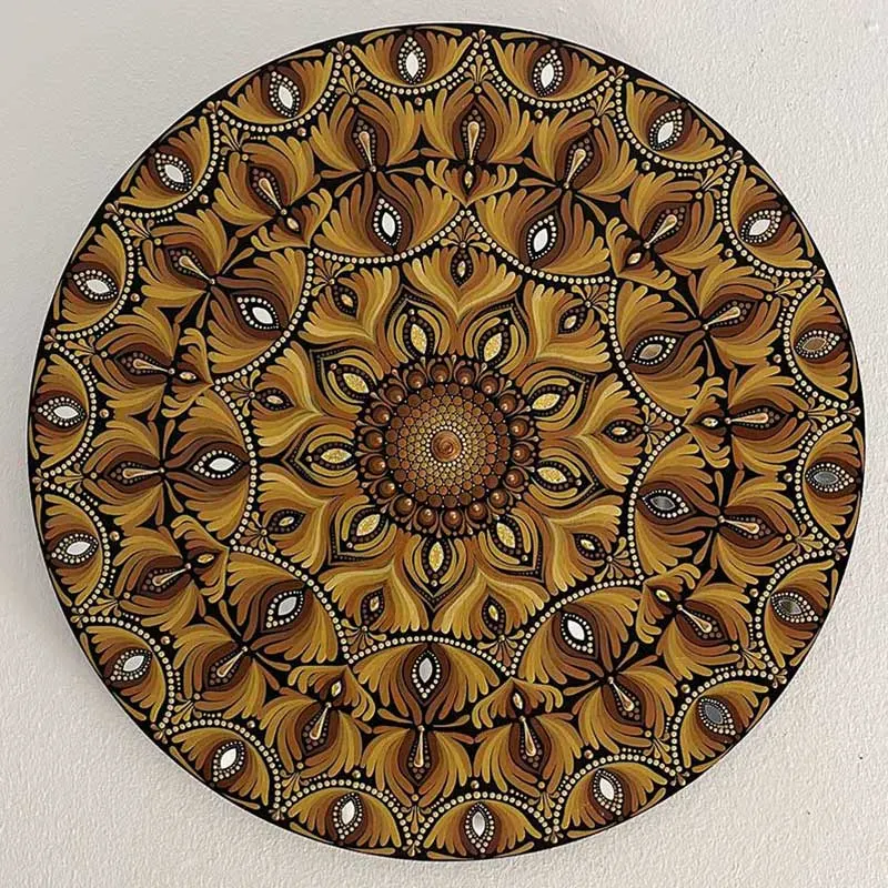 16” Golden Bloom Mandala