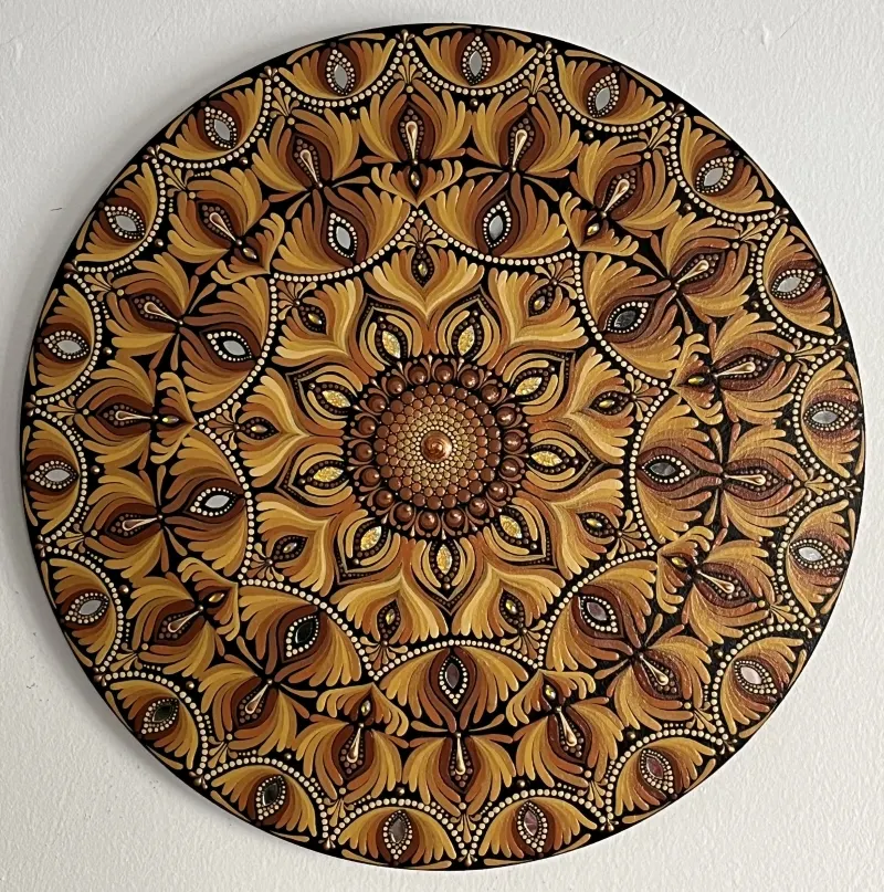 Mandala Golden Bloom 16” - 4