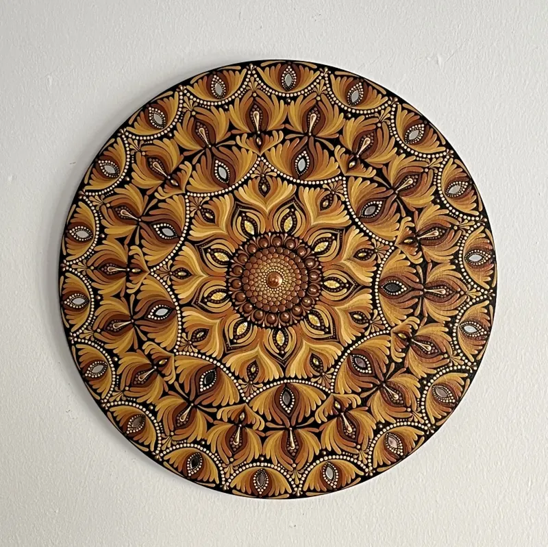 Mandala Golden Bloom 16” - 5