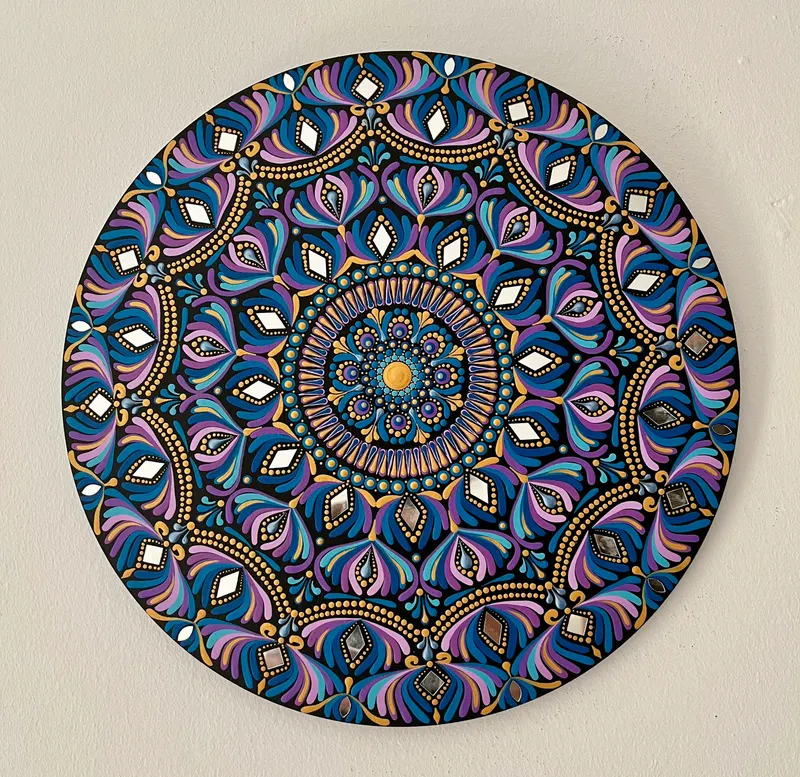 Mandala Celestial Bloom 16” - 2