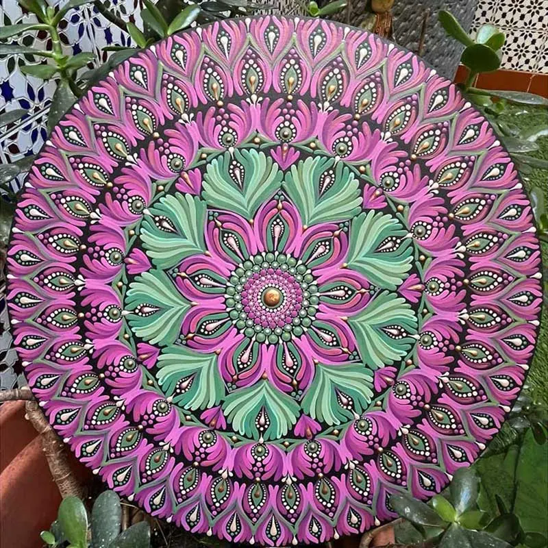 Mandala Purple Blush de 18” - 2