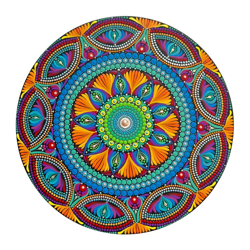 16” Rainbow Mandala