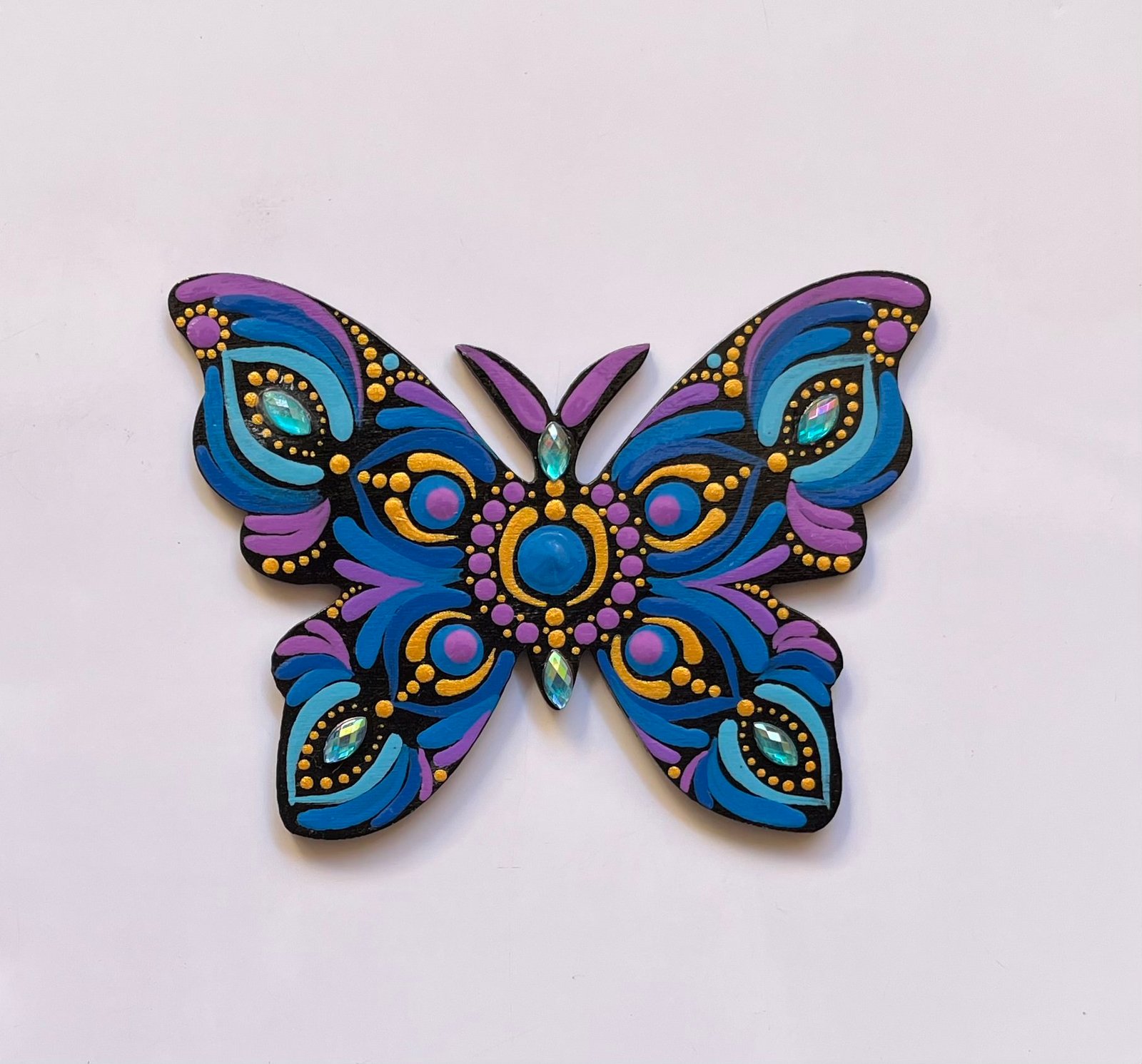 Blue Butterfly Magnet