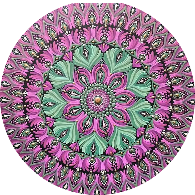 18” Purple Blush Mandala