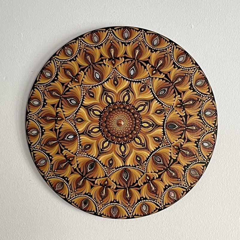 16” Golden Bloom Mandala - image 5