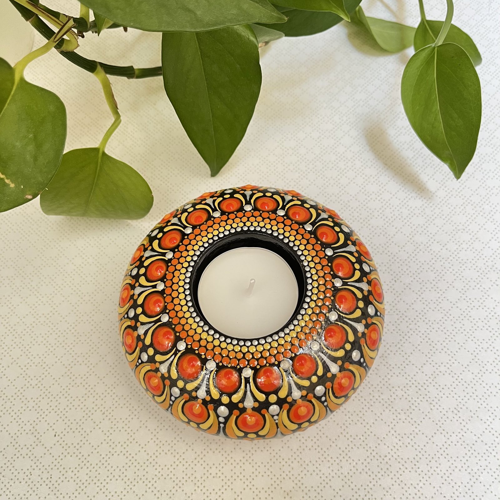 Marigold Radiance Tea Light Holder - image 2